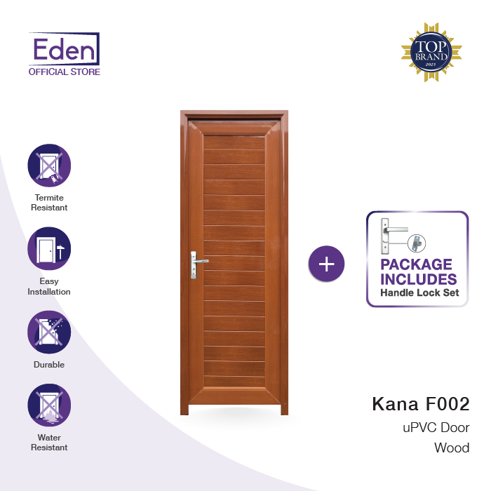 Pintu UPVC EDEN Kana F002