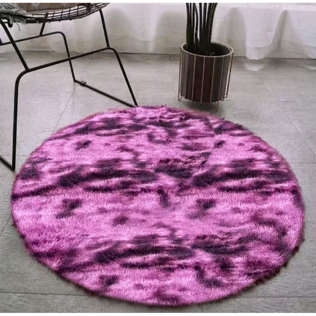 karpet kamar minimalis  bulu karpet bulu lembut karpet bulu bulat