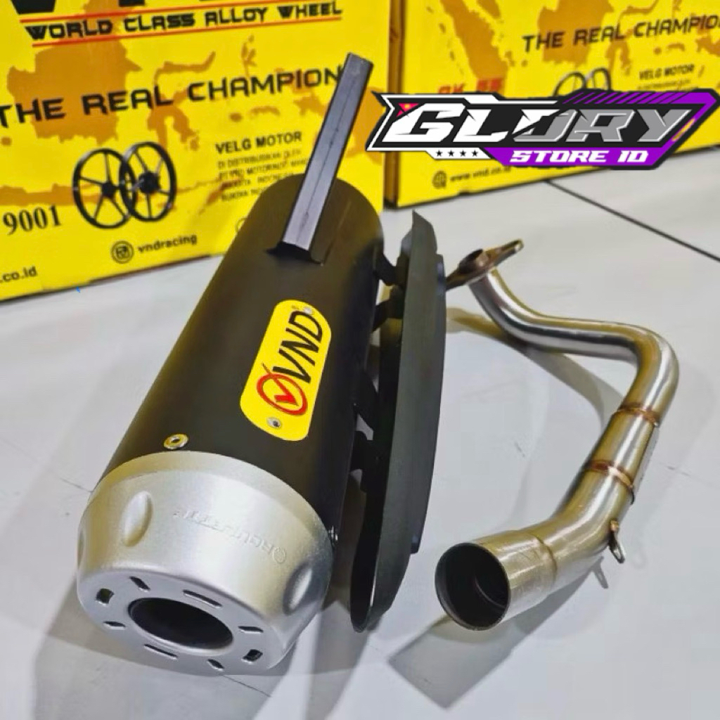 VND Knalpot Standar Racing Roulette Genio,All New Beat 2020, All New Scoopy 2021