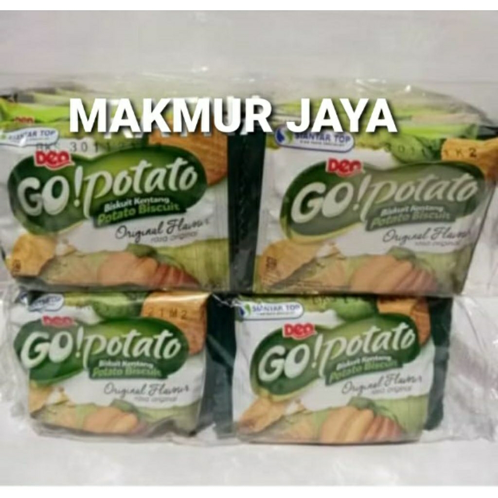 Biskuit Kentang GO POTATO ( 1 Pack isi 20 Bungkus)