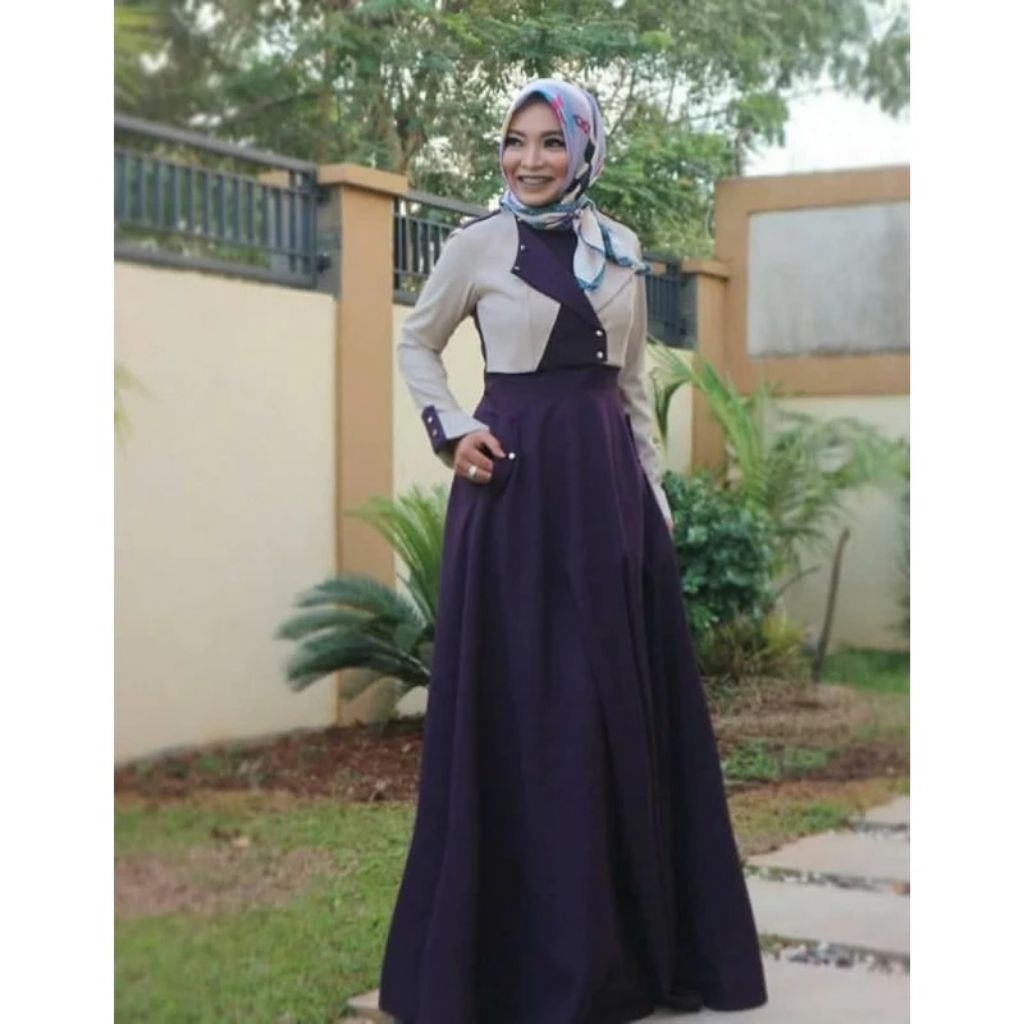 gamis dress balencia // zaneka // sienna by Lva daily