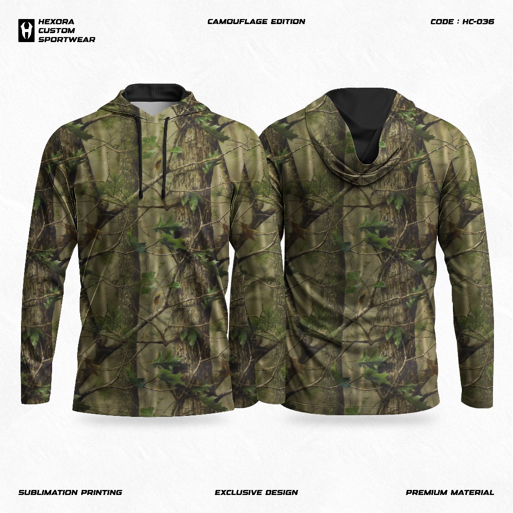 Baju Kamuflase Hunting Green