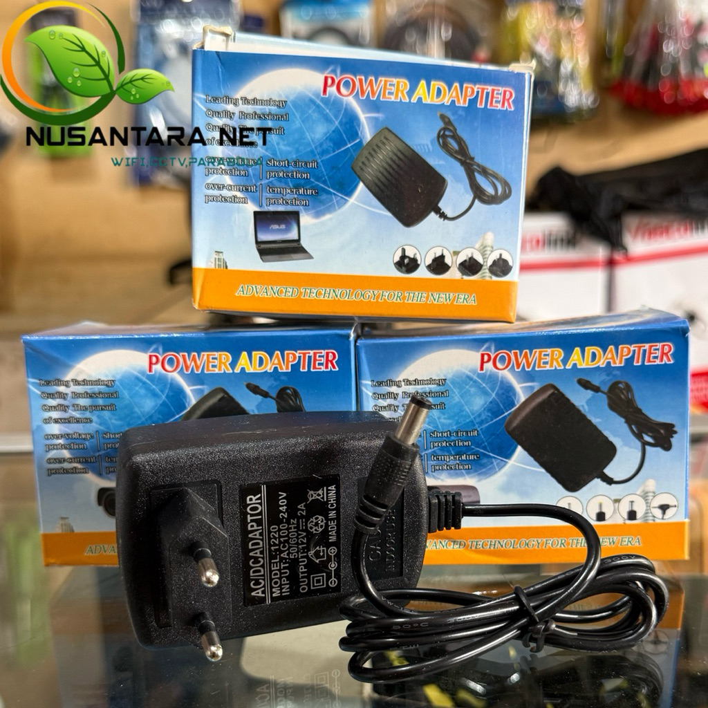 ADAPTOR 12V 2A ADAPTOR ROUTER CCTV MODEM 12 volt 2 ampere