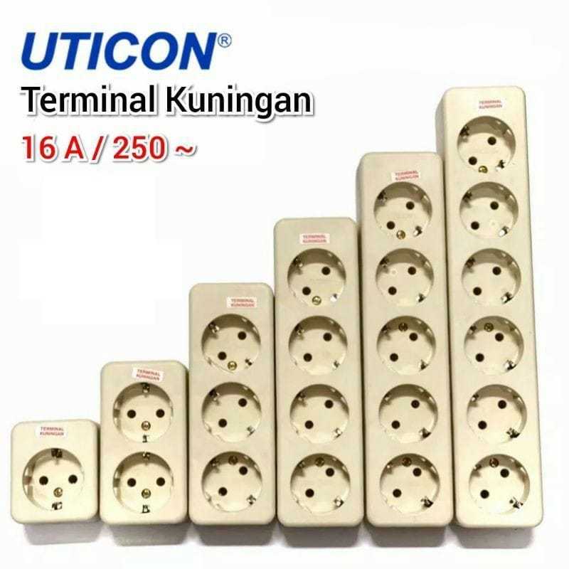 UTICON Terminal Stop Kontak Arde. UTICON Terminal Stop kontak Arde Kuningan