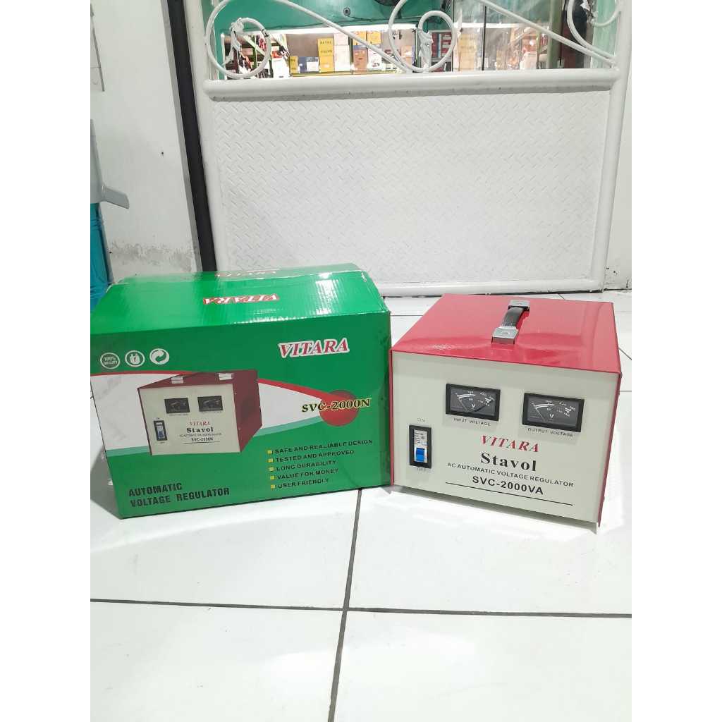 Stabilizer Listrik VITARA SVC-2000Va Stavol 2000Watt