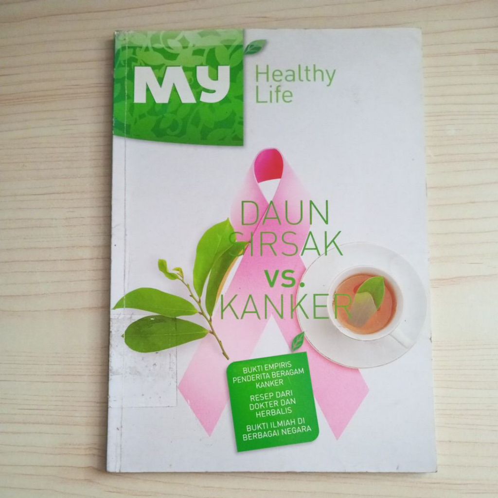 BUKU MY HEALTHY LIFE DAUN SIRSAK VS KANKER