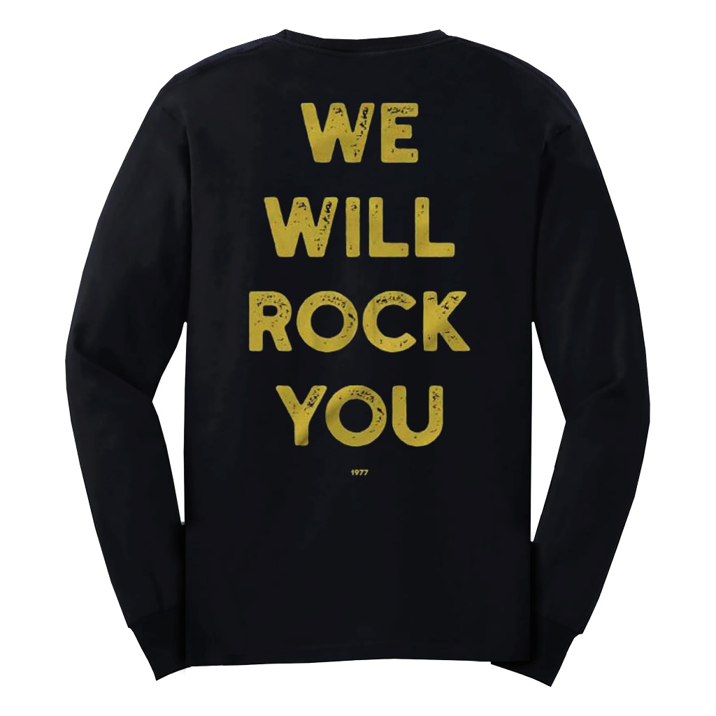 KAOS BAND BEST QUALITY, KAOS MUSIK, KAOS QUEEN WE WILL ROCK YOU LENGAN PANJANG -- PLASTISOL --