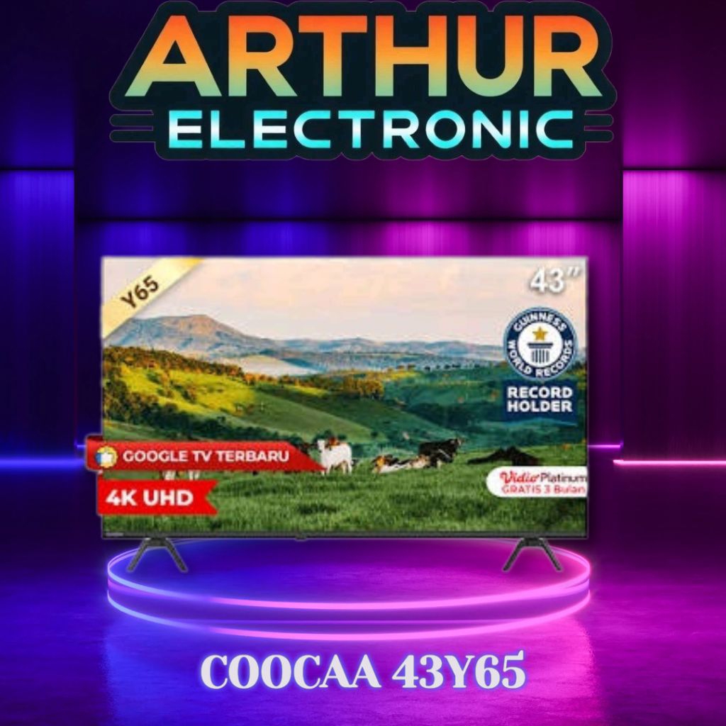 COOCAA 43Y65 UHD/4K GOOGLE TV 43 inch