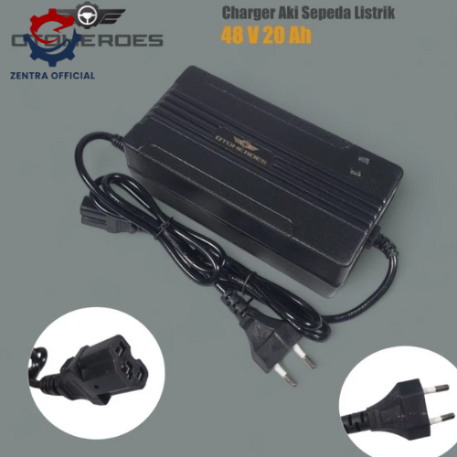 Otoheroes Charger Sepeda Listrik Baterai Selis Scooter Elektrik Charger