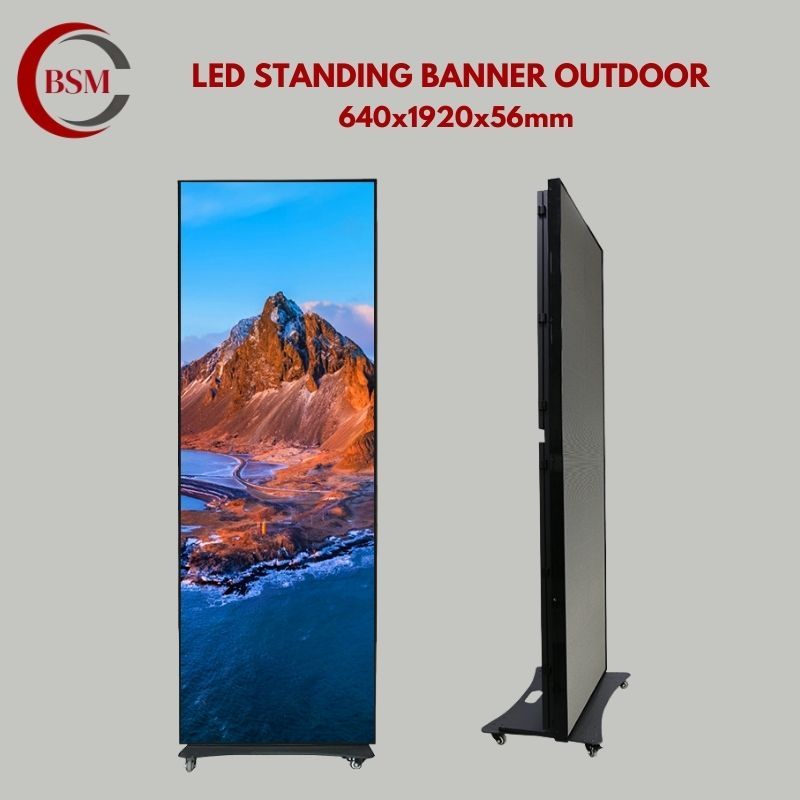 LED STANDING BANNER OUTDOOR