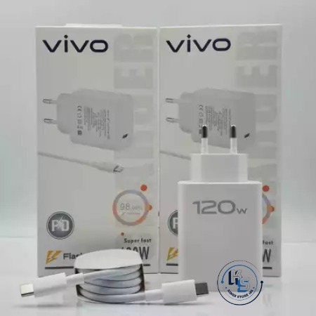 Charger Vivo Original 120 Watt Colokan Type C Ke Type C