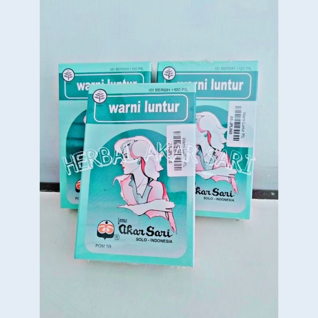 

Akar Sari - Warni Luntur Pil - Mengobati Nyeri haid