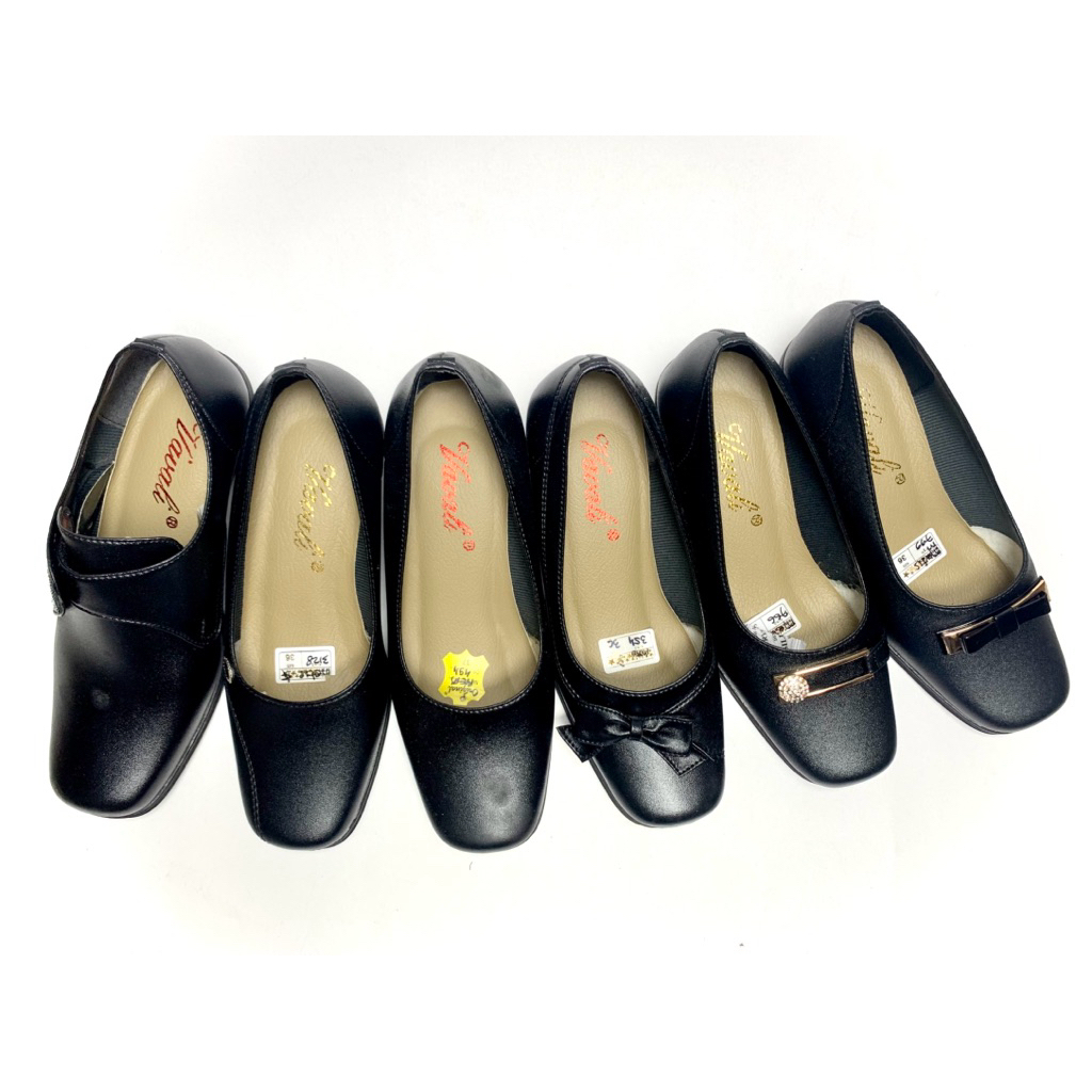 Vavali Sepatu Pantofel Hitam untuk Pelajar Wanita Varian Metis dengan Desain Elegan dan Nyaman
