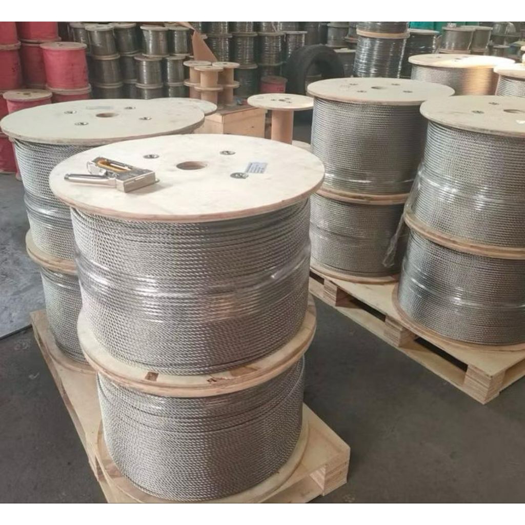 KAWAT SELING BAJA GALVANIS PVC LAPIS PLASTIK HIGH QUALITY (HARGA PER ROLL)