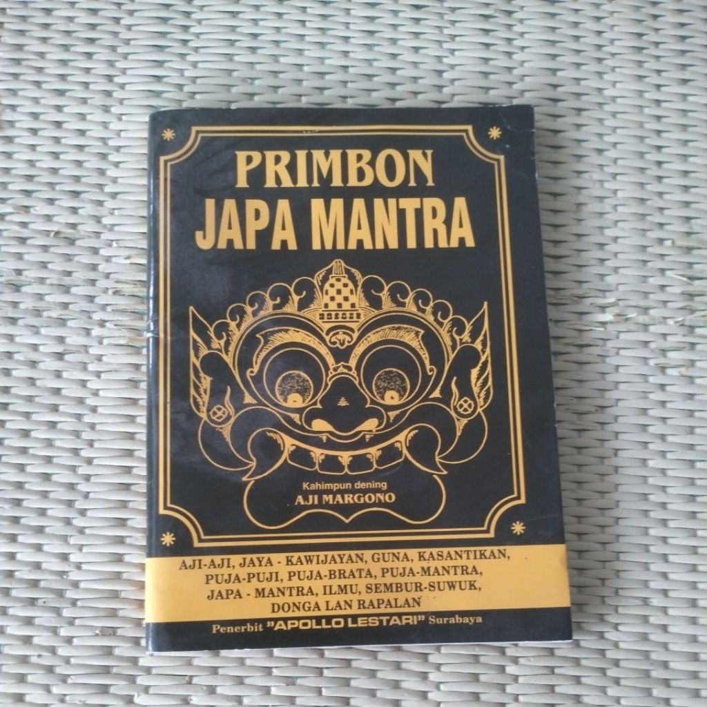 ORIGINAL Primbon Japa Mantra (edisi bahasa Jawa)