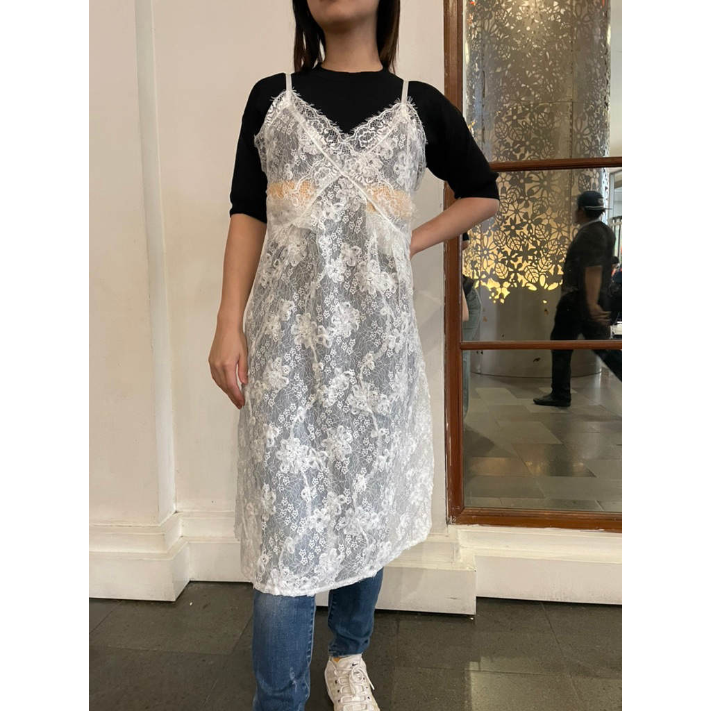 Nineties Studio - Luaran renda / camisole dress / lace camisole / dress renda / dress luaran / frenc