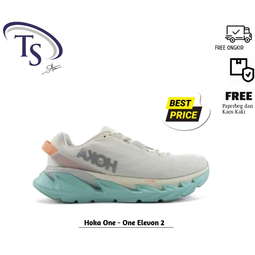 Hoka One - One W Elevon 2 Eggnog / Eggshell Blue