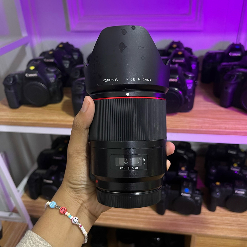 Lensa 35mm f1.4 yongnuo canon