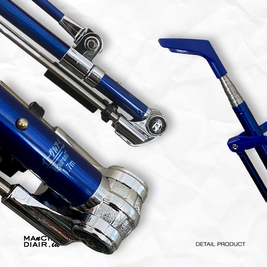 Cagak Jagrak Pancing Portable Telescopic Stainless - Iguruai Extend Pole || Panjang 170 Cm