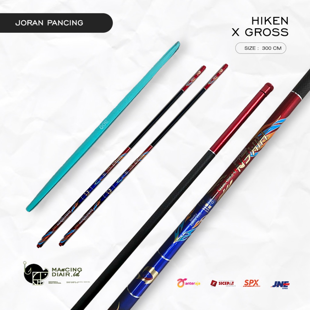 Joran Tegek Carbon Kaku Daihan Hiken X Gross || 300CM
