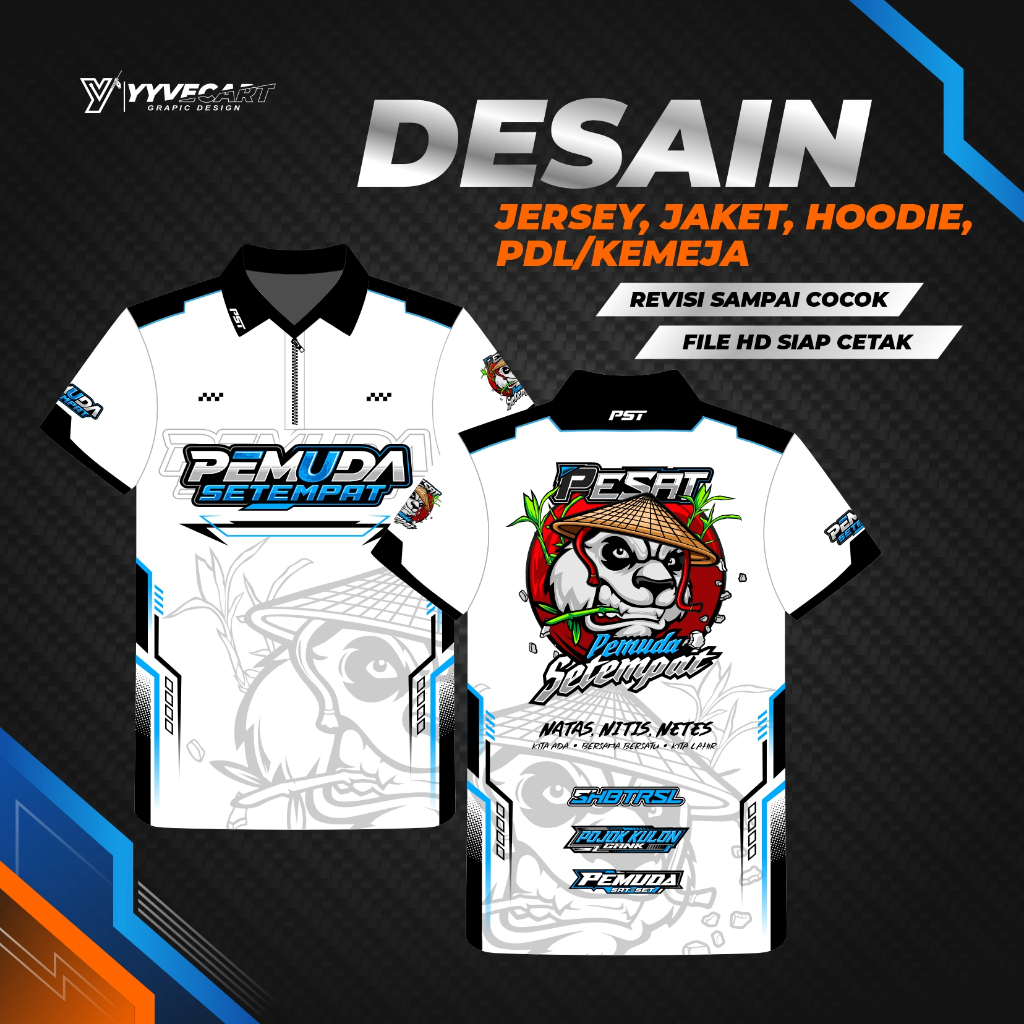 Jasa Desain Jersey Siap Cetak