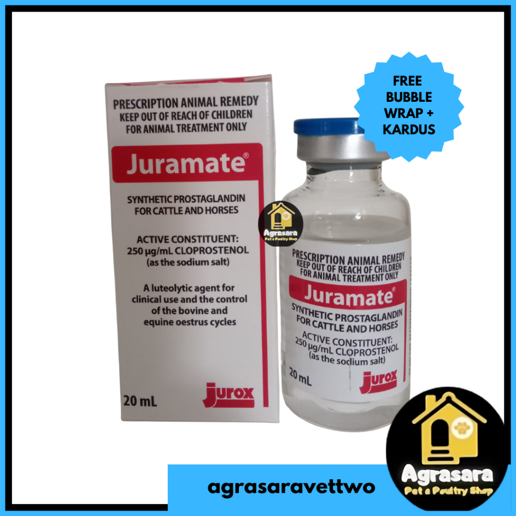 Juramate 20ml (PGF2 ALFA) hormon ternak LIKE LUTAlYSE, SYNCHROMATE