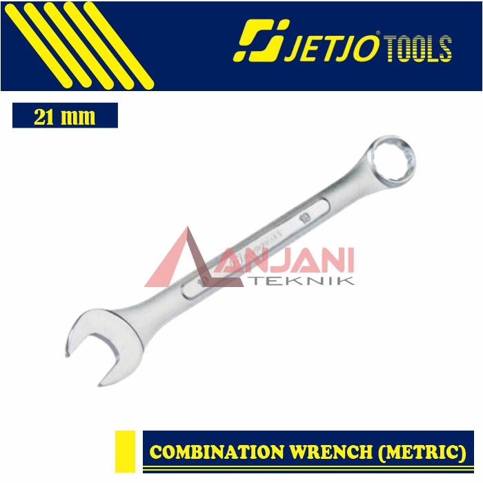 JETJO KUNCI RING PAS 21 MM LAKONI PRO KUNCI KOMBINASI 21MM COMBINATION WRENCH METRIC