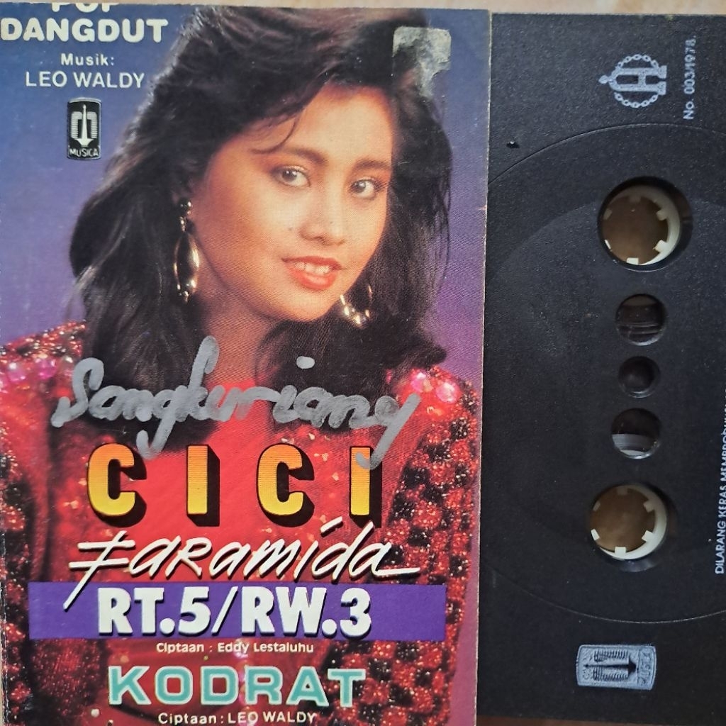 Kaset Dangdut Cici Paramida  Album Rt 5 Rw 3
