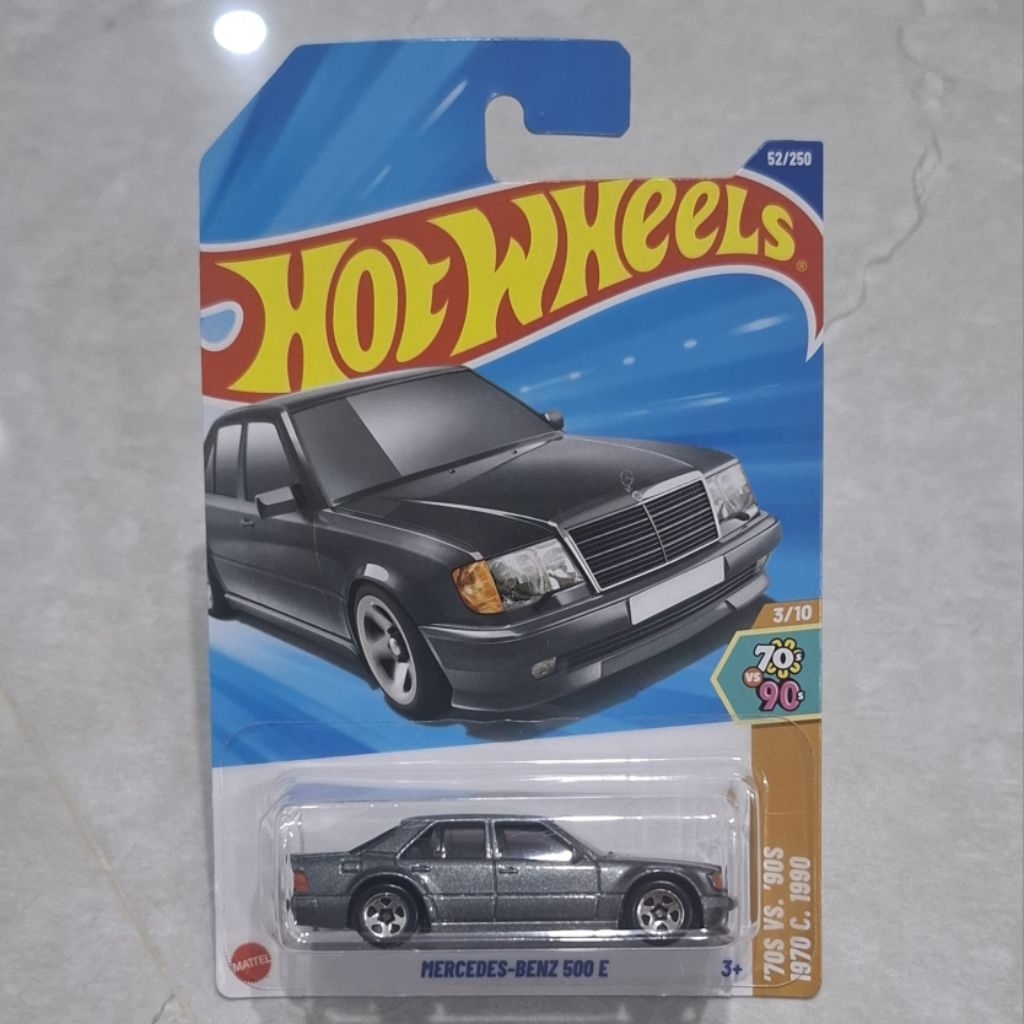 Hotwheels Mercedes Benz 500E [Grey] HW '70s vs '90s