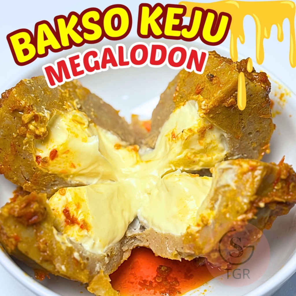 

BAKSO KEJU LUMER MEGALODON Extra Jumbo Sambal Taichan Keju Super Lumer - GST