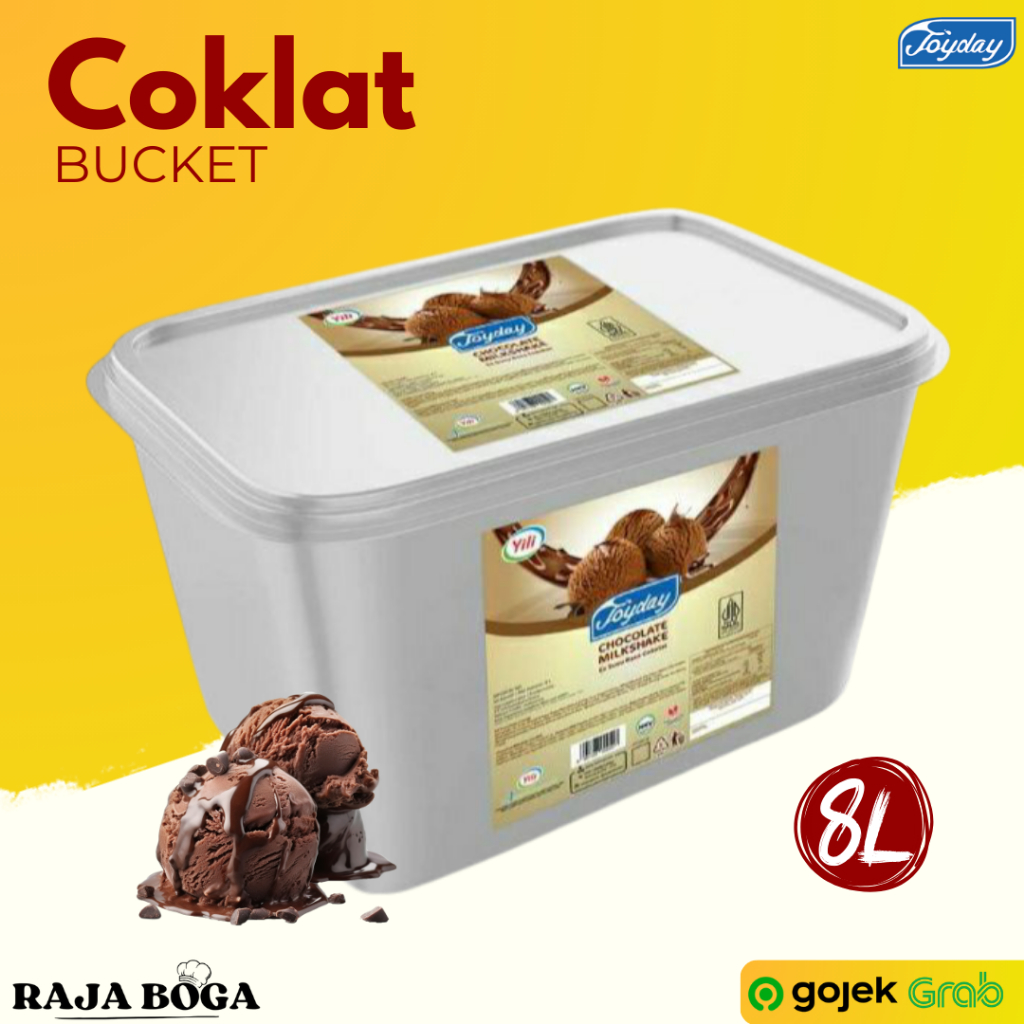 Ice Cream Joyday Coklat 8 Liter / Es Krim Coklat Joyday 8 Liter