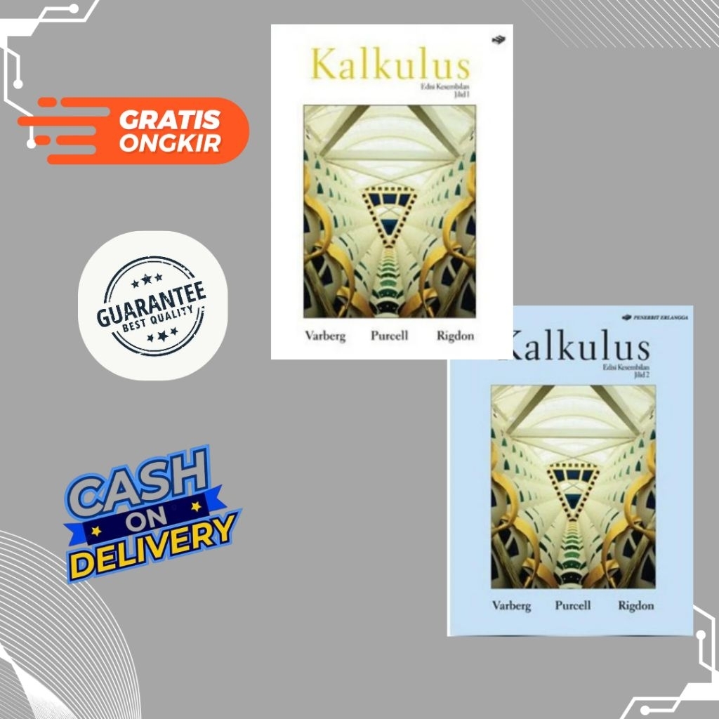 Buku Kalkulus Edisi 9 Jilid 1 dan 2 - Varberg Purcell