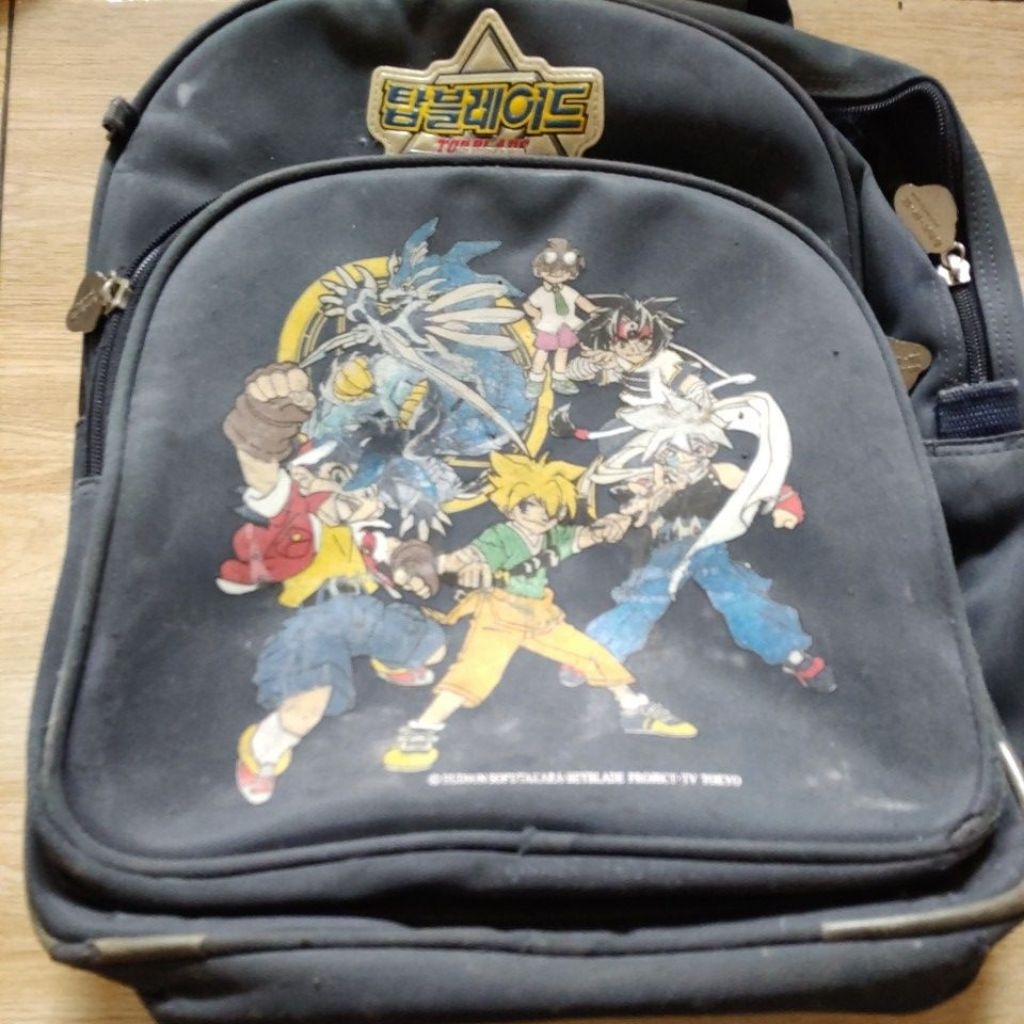 Bakuten beyblade bag tas ori seken bekas koleksi