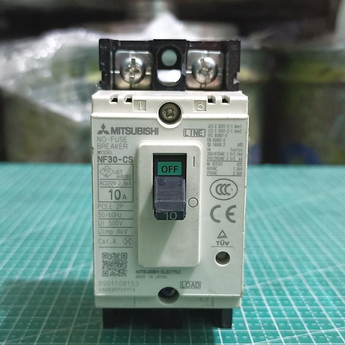 No-Fuse Breaker MITSUBISHI NF30-CS 10A 2P