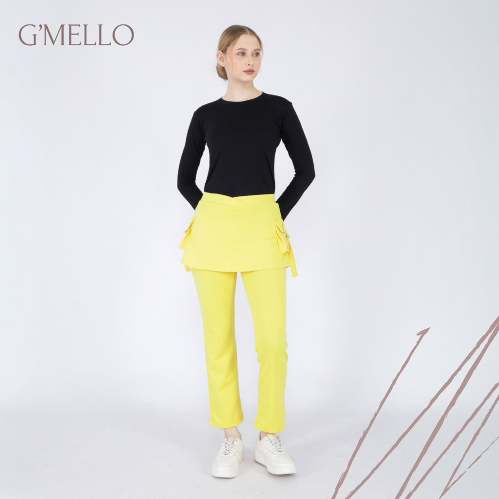 CBR khusus size M celana rok senam kantong samping/bawahan senam aerobic muslimah