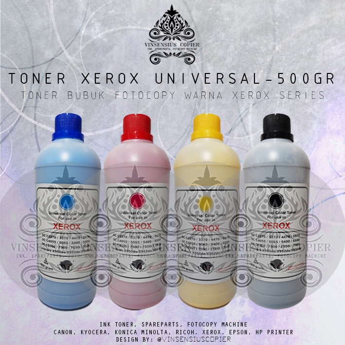 Toner Fuji Xerox Warna Fotocopy C 2270 3370 5570 4470 4055 5065 5400 5500 6500 7500 7550 Colour Prin