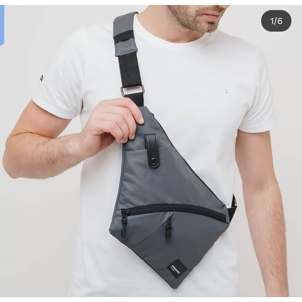 Tas Slempang Pria - Sling Bag Greenlight Abu