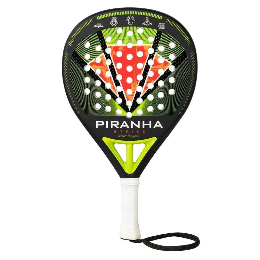 Raket Padel Carlton Unisex Piranha Strike Paddle Racket CAR83465103