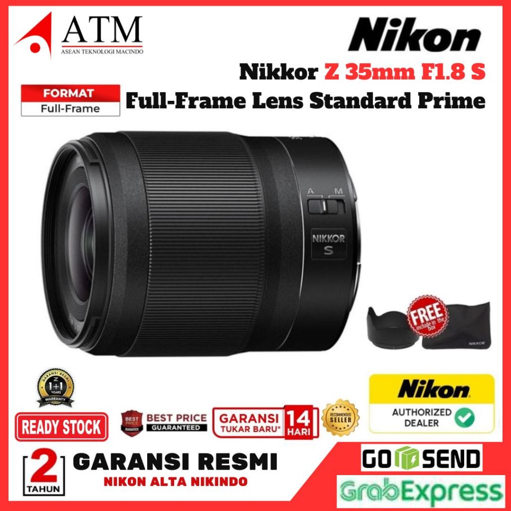 Nikon Z 35mm f1.8 S Nikon Z 35 mm f/1.8 S Garansi Resmi