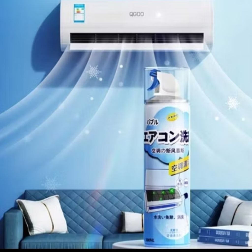 SJ. PEMBERSIH AC FOAM AIR CONDITIONER CLEANING SPRAY 500ML