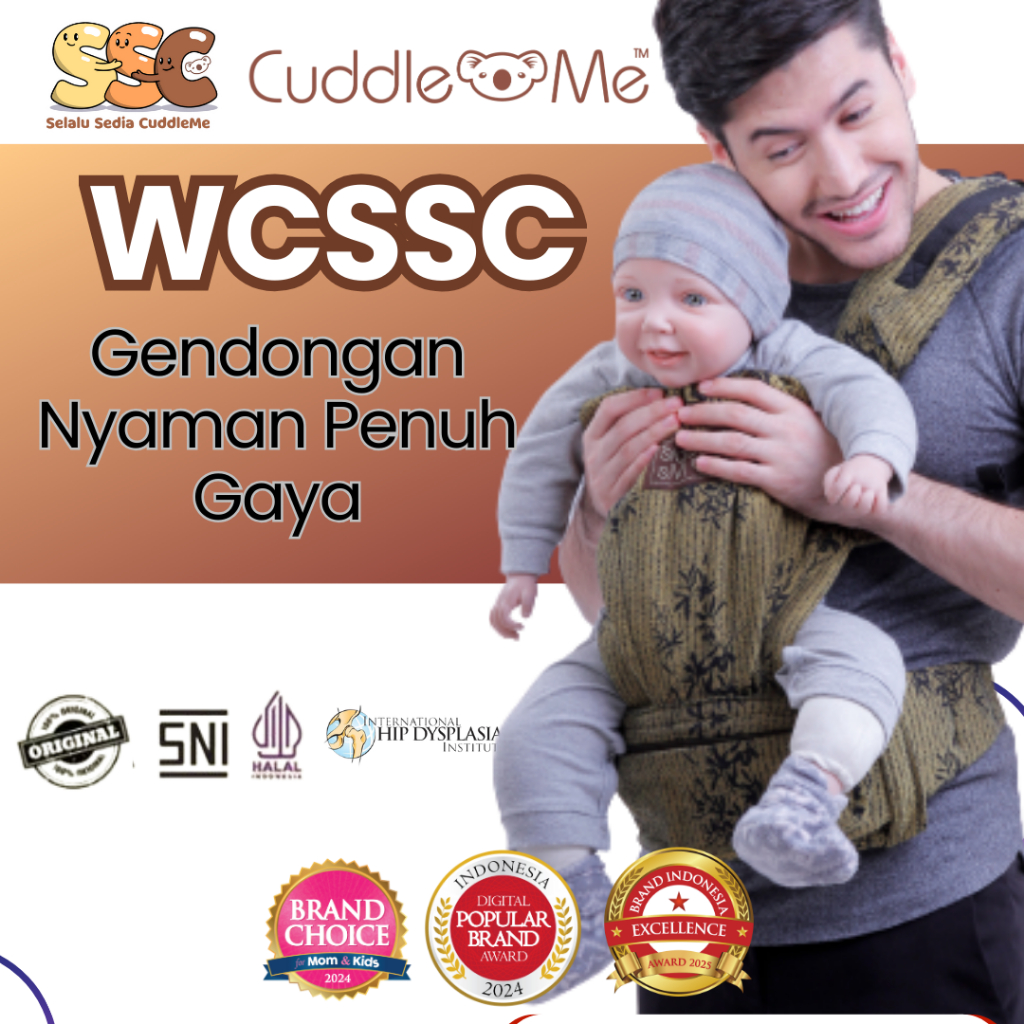 Gendongan Baby Mshape Cuddle me Ultimo WCSSC Hipseat  - Cuddle me Gendongan WCSSC - Cuddle me Ultimo