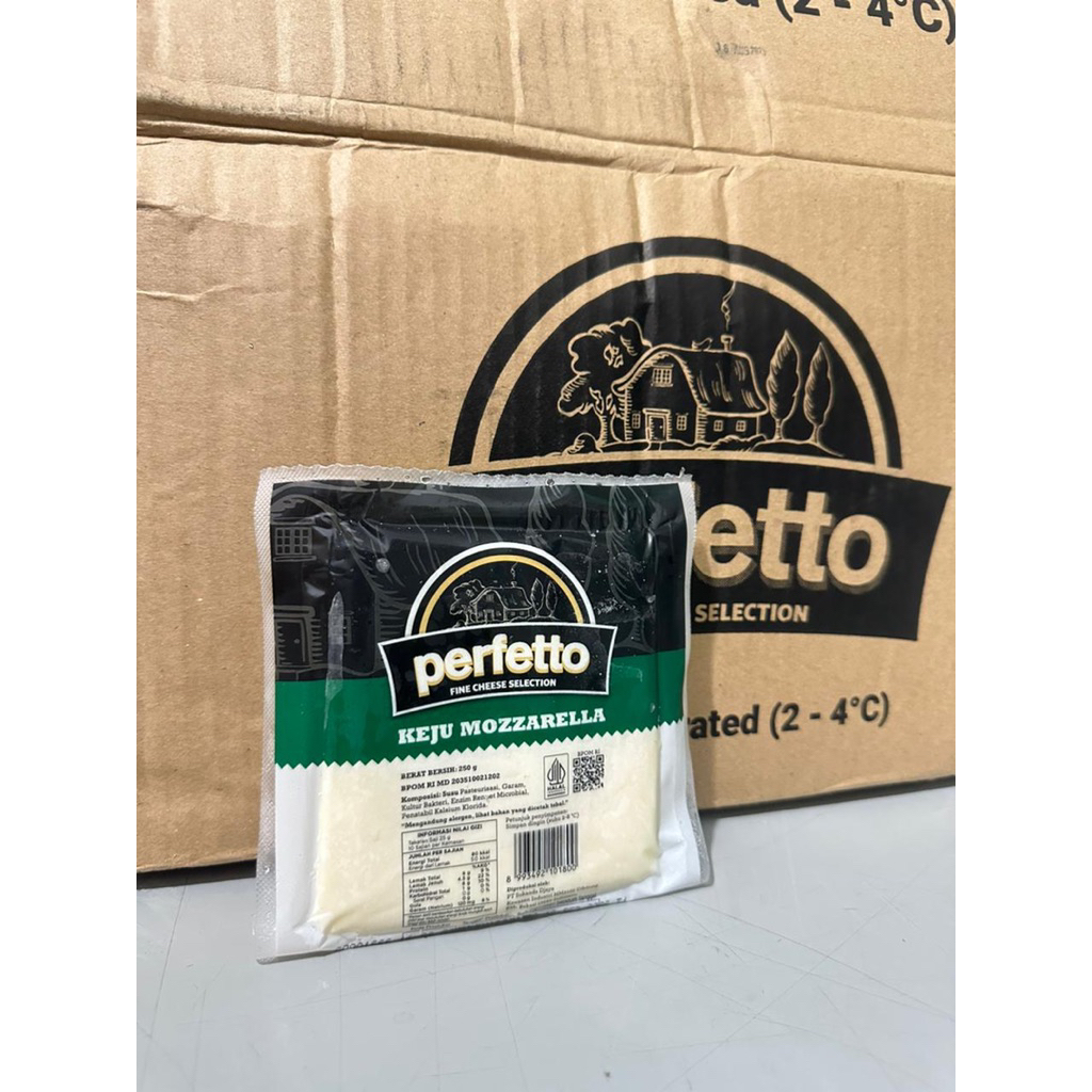 Keju Perfetto Mozzarella 250gr / Mozzarella Perfetto 250gr