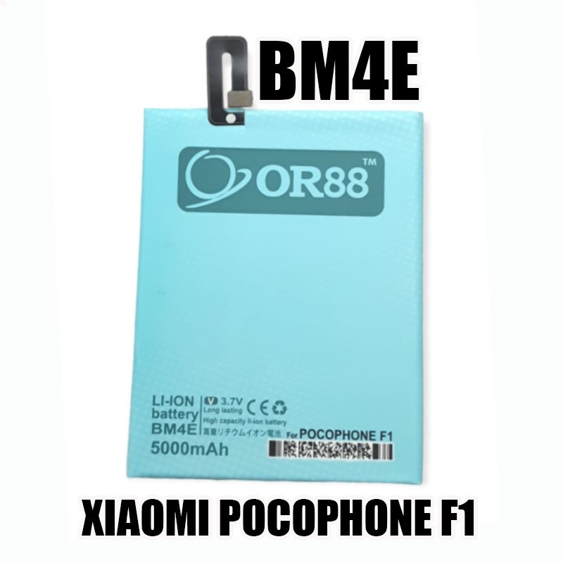 Baterai Xiaomi Pocophone F1 BM4E Batt Double Power OR88 5000 mAh