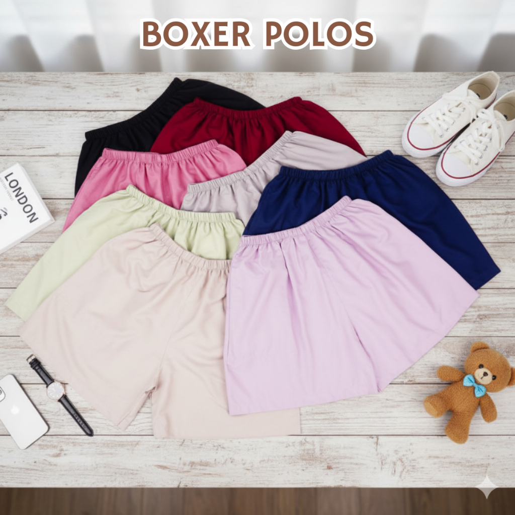 BOXER POLOS | KOLOR POLOS | CELANA POLOS BOXER DEWASA | BOXER MOTIF POLOS | CELANA BOXER PRIA