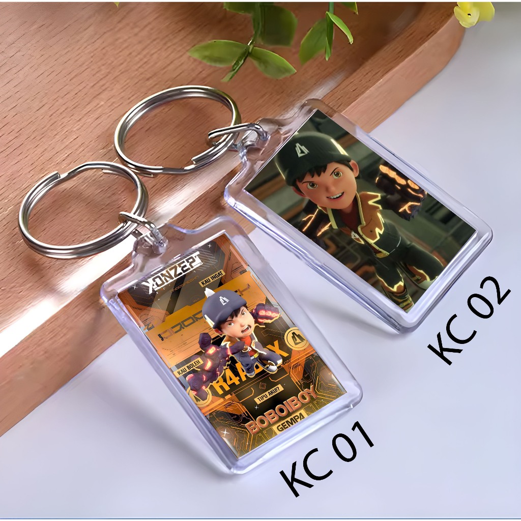 Keychain BOBOIBOY GEMPA - Ganci BOBOIBOY  - Gantungan Kunci -BOBOIBOY GEMPA