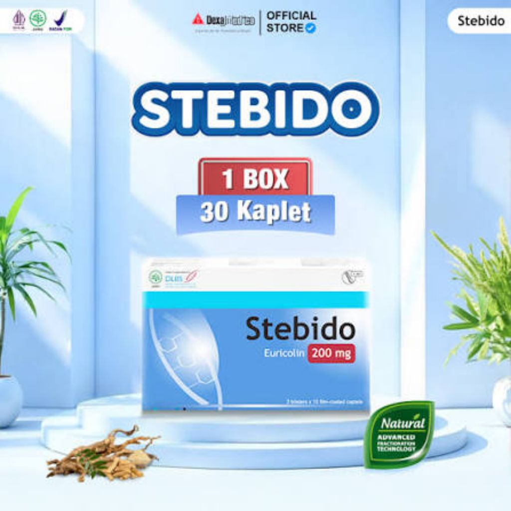 Stebido Suplemen Stamina Pria - Stebido 30 Kaplet 200 mg