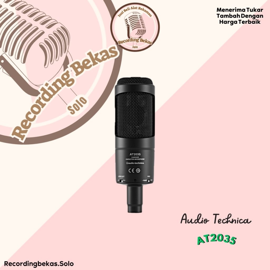 Mic Condensor Audio Technica AT2035