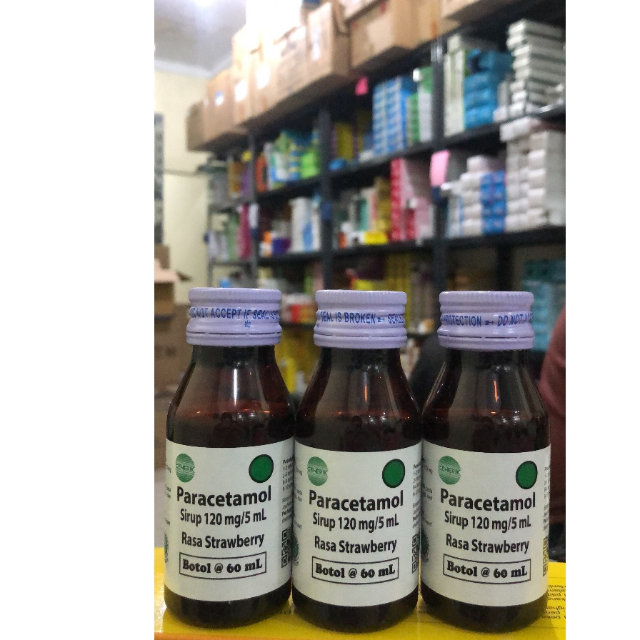 PARACETAMOL MERSI 120MG / 5ML SYRUP 60 ML