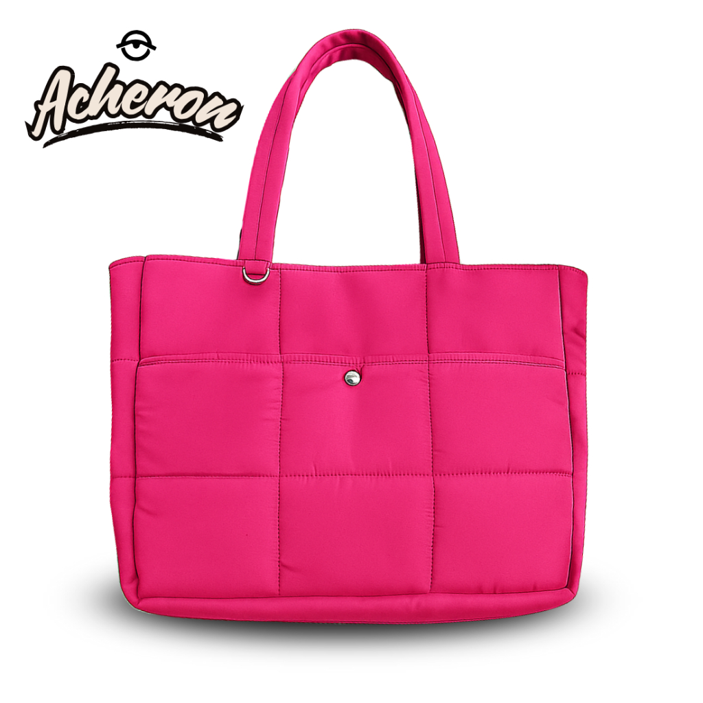 Acheron Totebag Tas Wanita Parasut Pink Resistant Casual Untuk Totebag Kerja Totebag Kuliah Anti Air