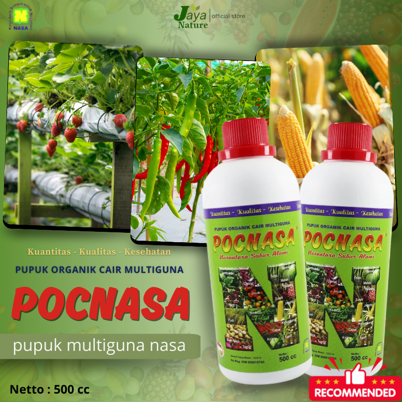 POC NASA 500CC Pupuk Organik Cair Multiguna Poc Nasa Original Asli